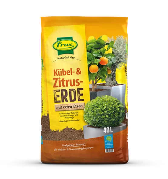 Kübel- & Zitruserde -mit extra Eisen-