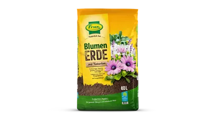 Blumenerde mit Naturton